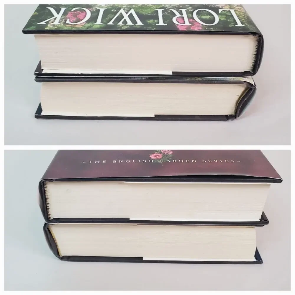 Lot Of 2 The English Garden Series Books 2-3 Lori Wick Large Print Hardcover DJ